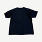 Vintage Phantom of the Opera black tee back view, blank panel showing soft fading and worn cotton texture.