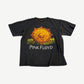 Vintage Pink Floyd 1994 tour tee with orange sun-face roman numeral clock graphic and PINK FLOYD text.