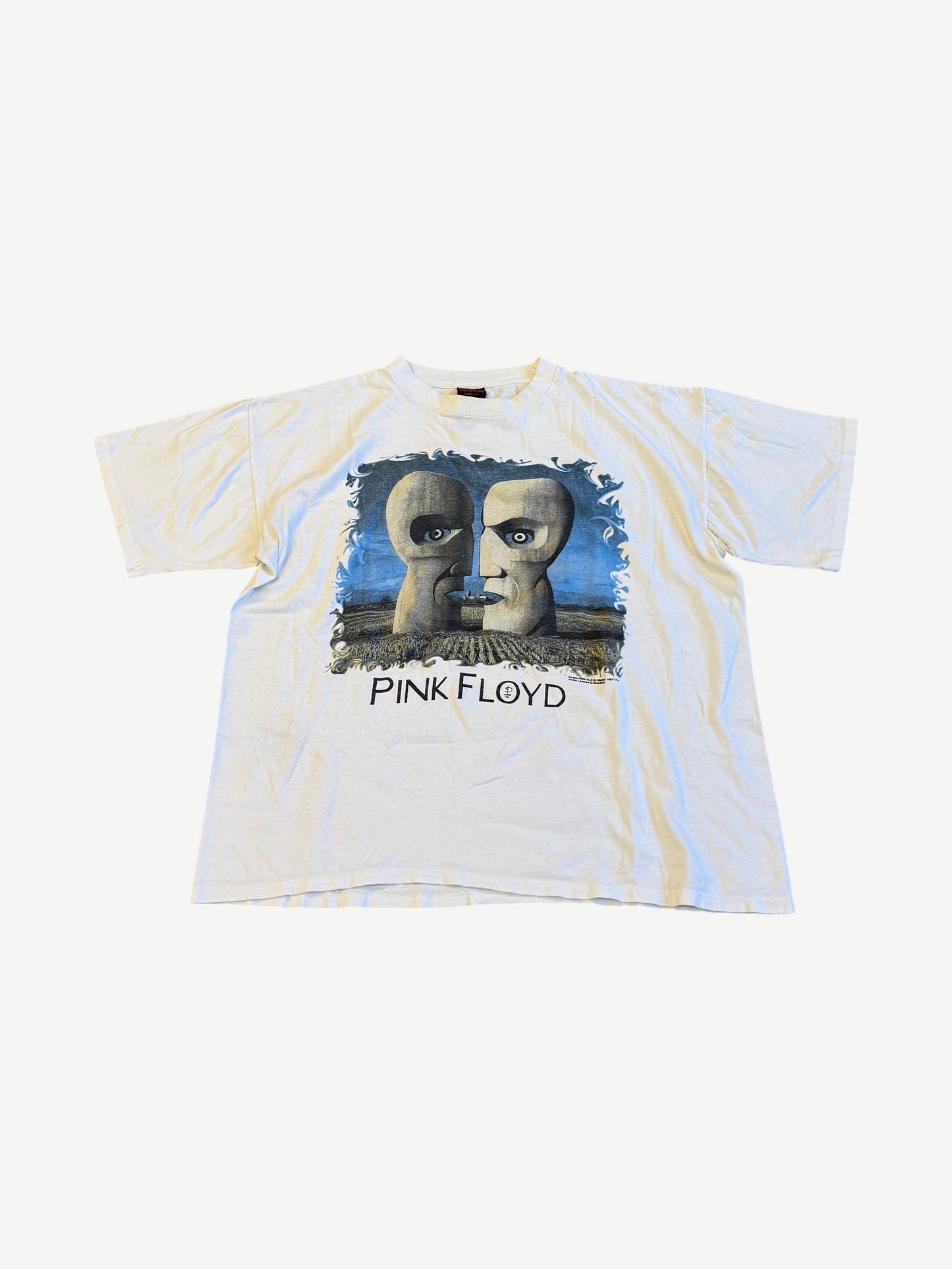 Vintage Pink Floyd White The Division Bell Tour Tee