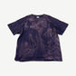 Vintage purple Cyko's Lowrider tee with bleach-washed cotton, distressed holes and faded paint splatter