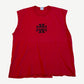 Vintage Red West Coast Choppers Cash Only Cutoff Tee