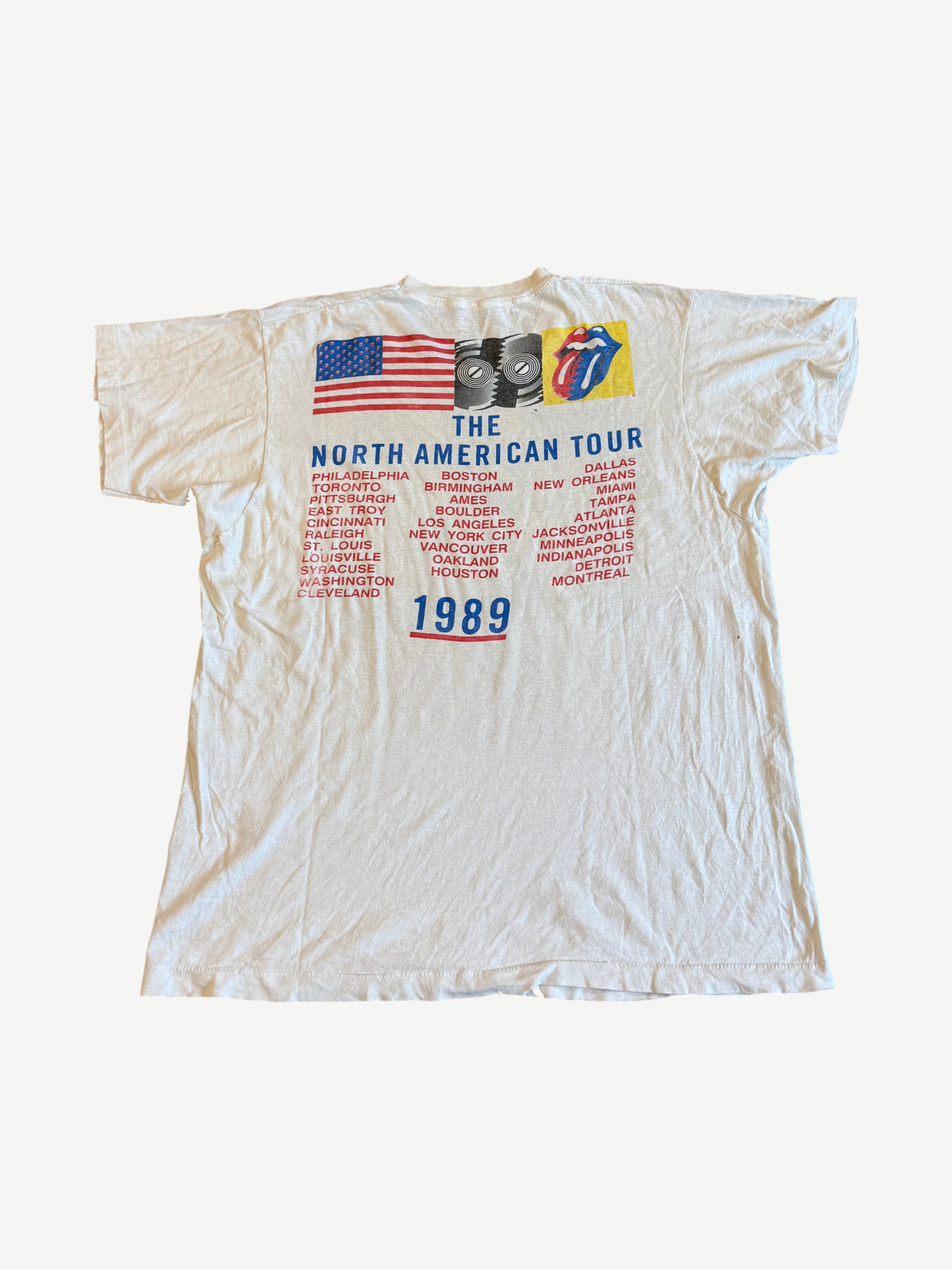 Vintage Rolling Stones Andy Warhol Concert Tour Tee