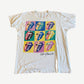 Vintage Rolling Stones Andy Warhol Concert Tour Tee