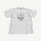 Vintage Salvatore Ferragamo Firenze tee, thrashed white with Palazzo Feroni building photo print