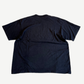 Vintage Stone Cold Steve Austin WWE tee back view in plain black, blank panel with crew neck collar