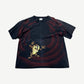 Vintage Looney Tunes Taz black tee with all-over print of Tasmanian Devil character