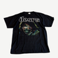 Vintage The Doors black band tee with Jim Morrison sunglasses portrait graphic and white band logo
