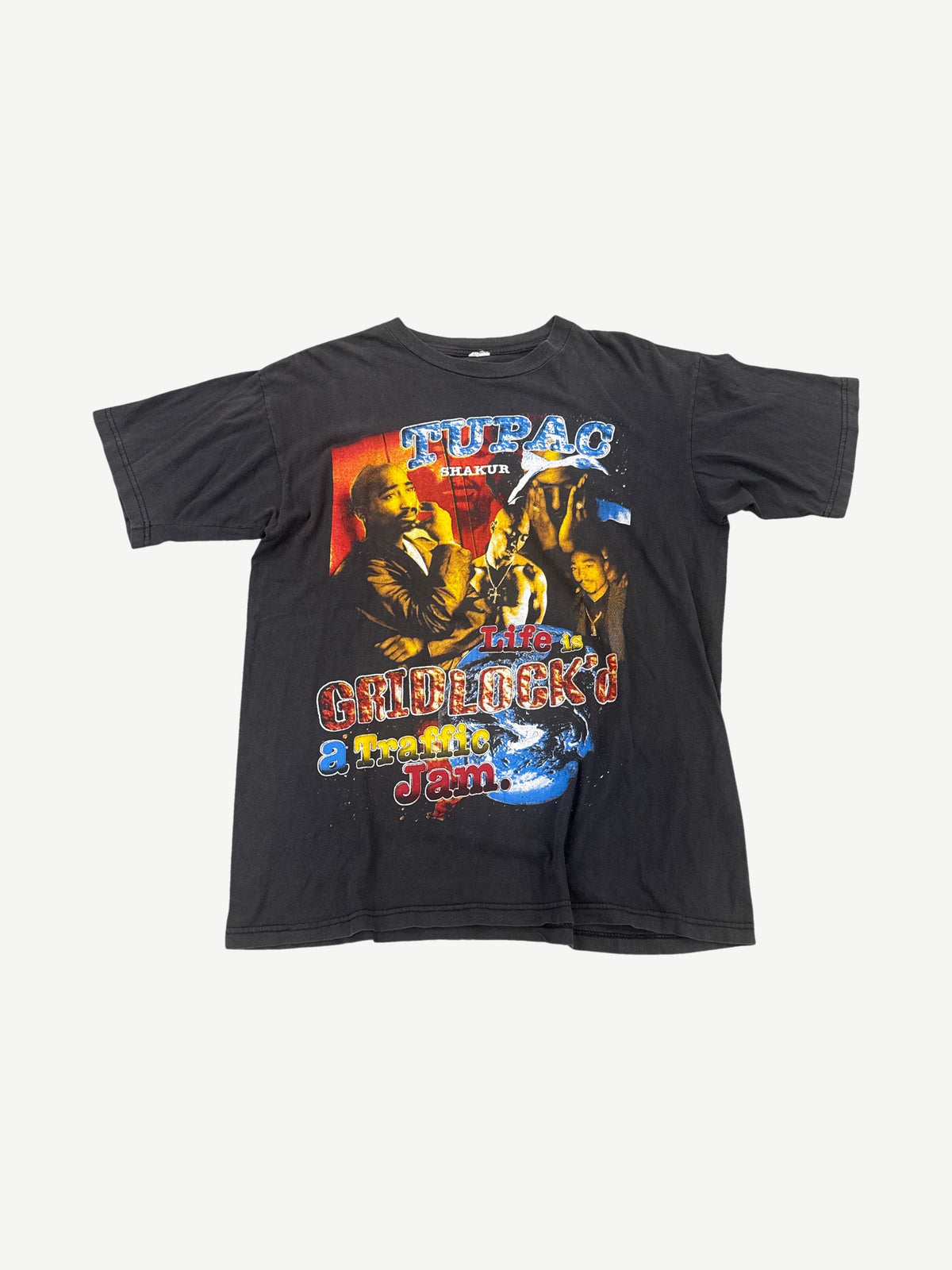 Vintage Tupac Shakur Gridlock'd I Ain't Mad At Cha Rap Tee