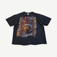 Vintage Tupac Shakur Thug Life memorial rap tee with bandana portrait and Memory of Shakur print.