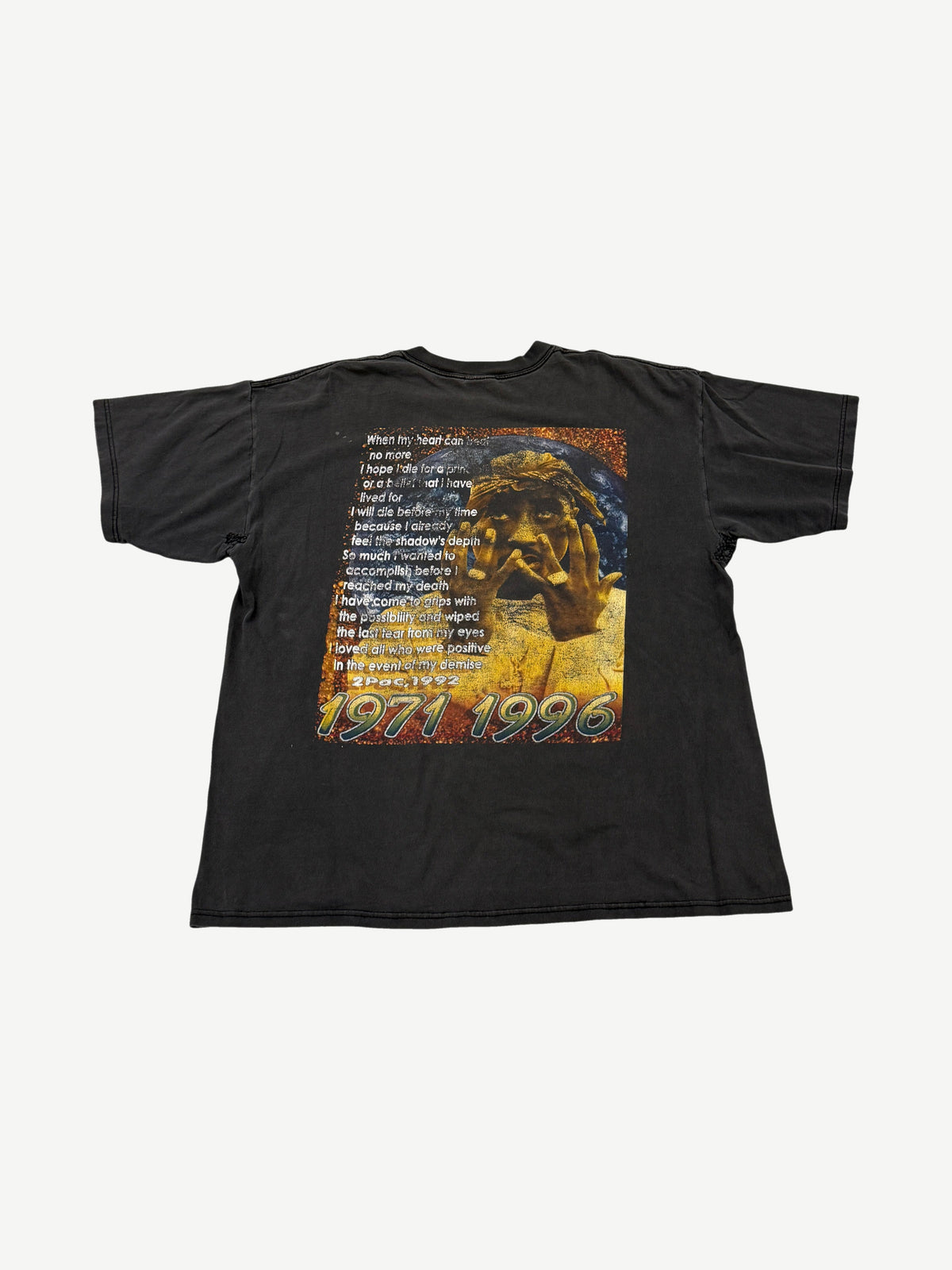 Vintage Tupac Thug Life Memorial Rap Tee