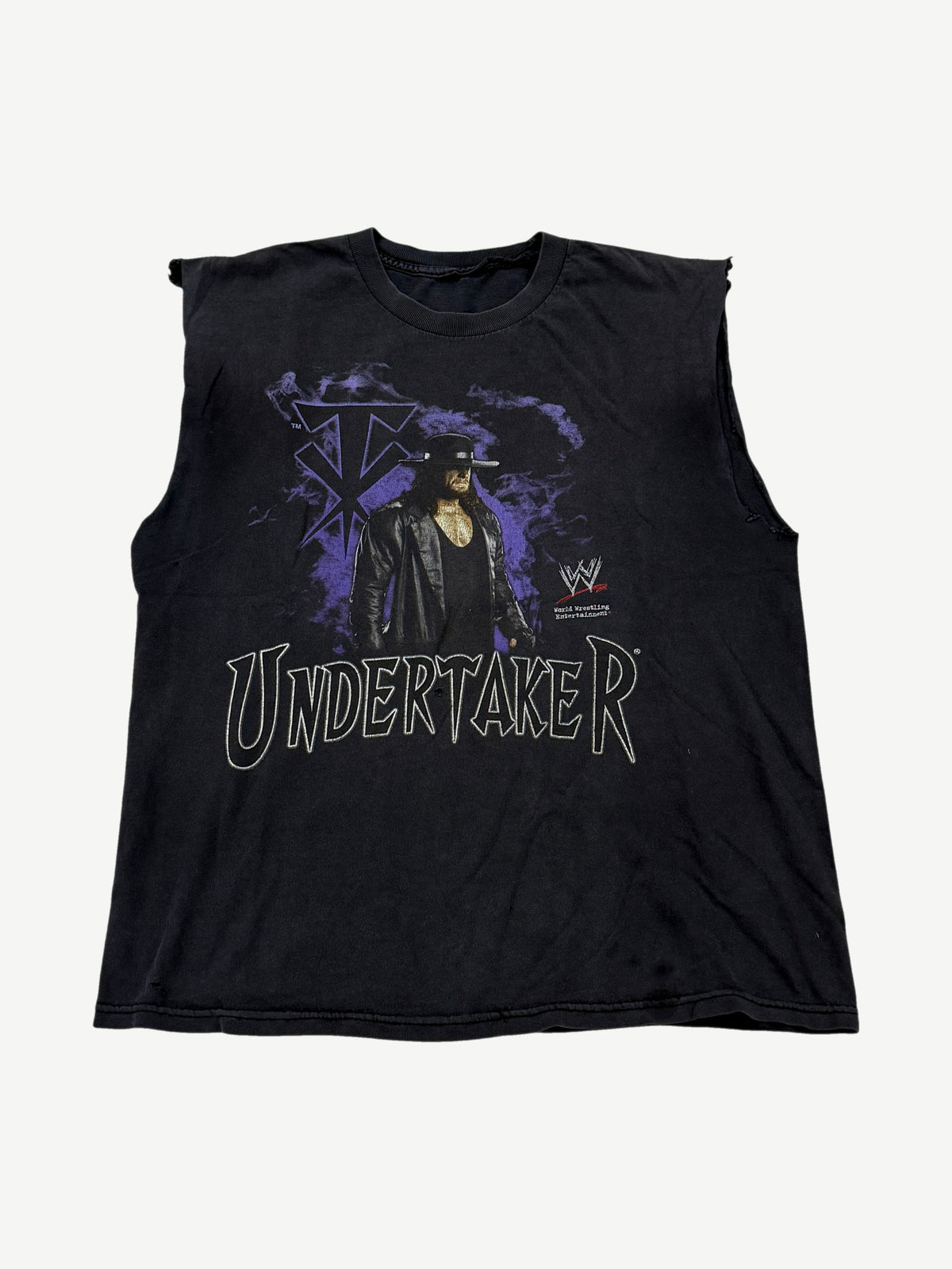 Vintage Undertaker WWE Cutoff Tee