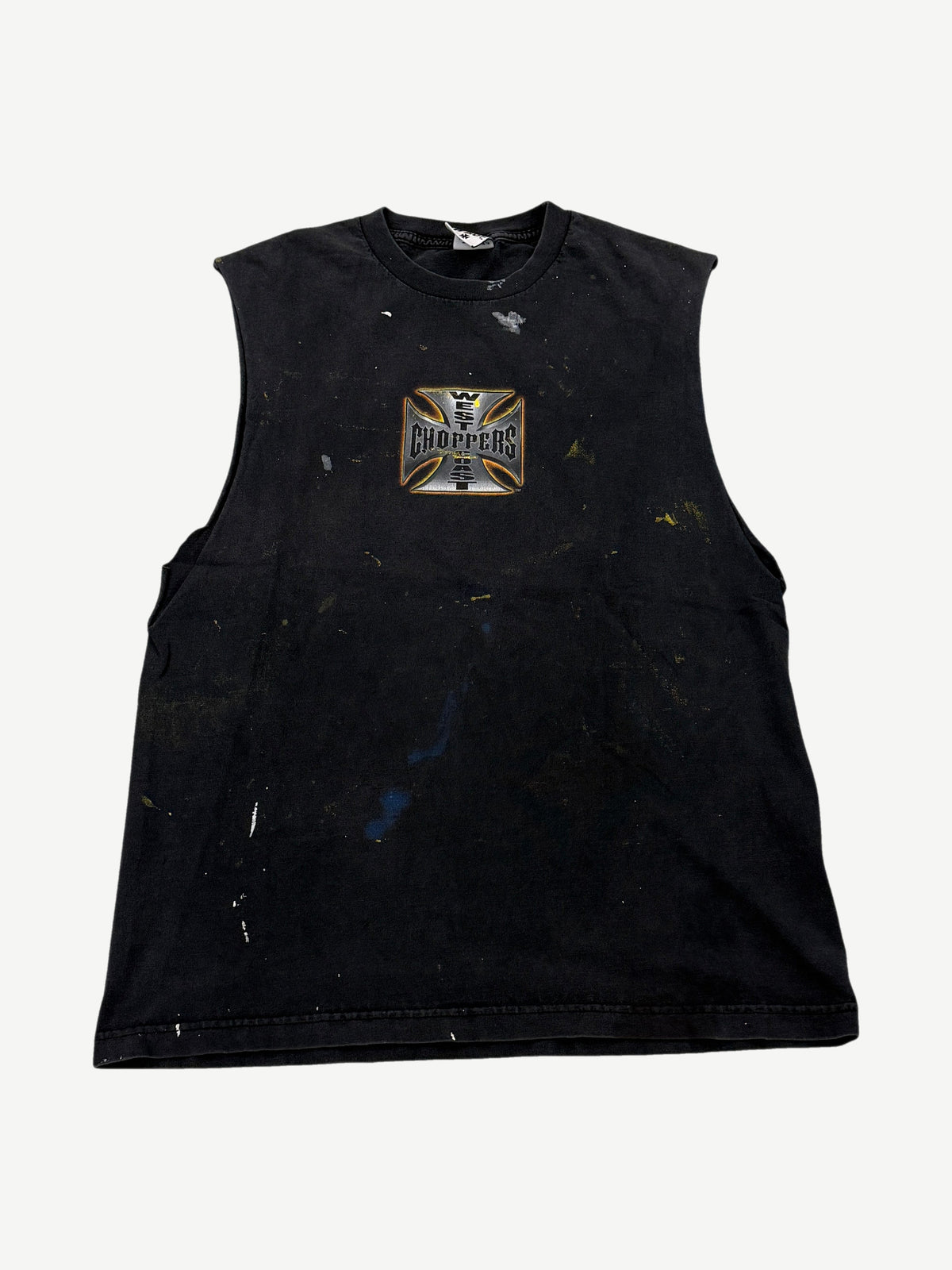 Vintage West Coast Choppers Iron Cross Motorcycle Cutoff Tee