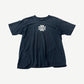 Vintage West Coast Choppers faded black tee with small white iron cross Choppers logo on chest.