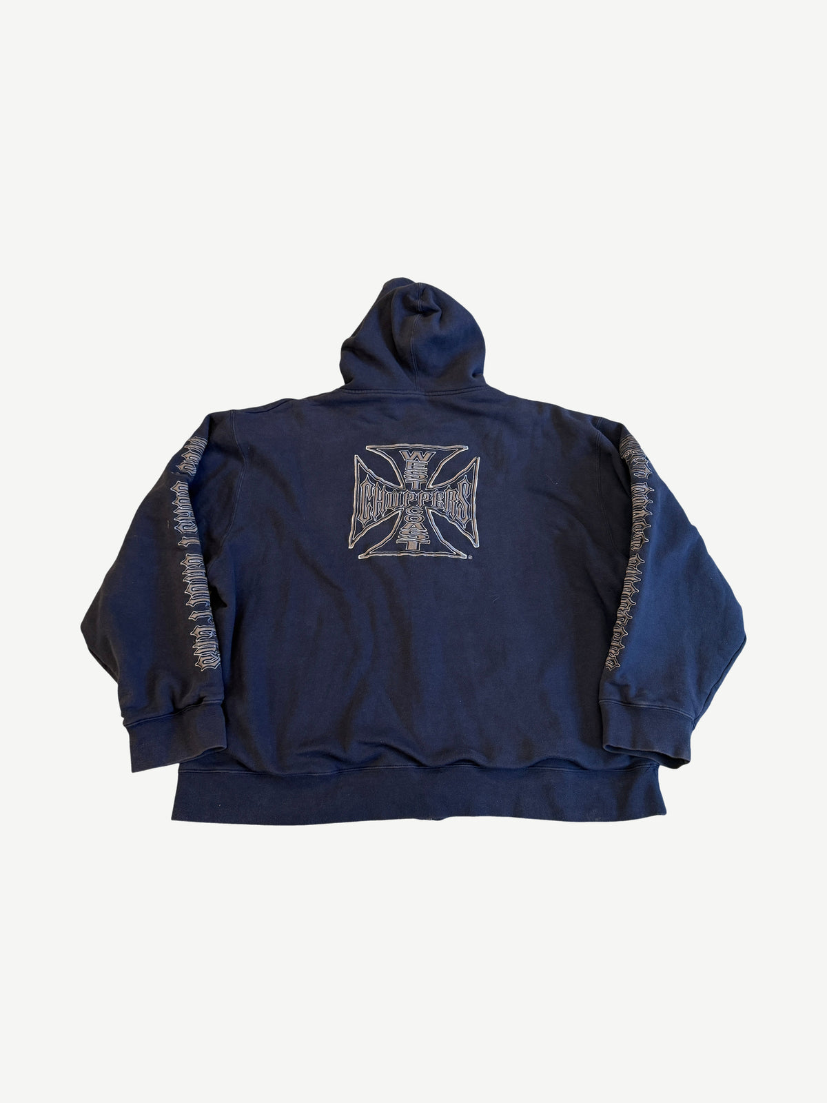 Vintage West Coast Choppers Navy Thermal Lined Zipup