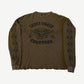 Vintage West Coast Choppers Olive Green Thermal Longsleeve