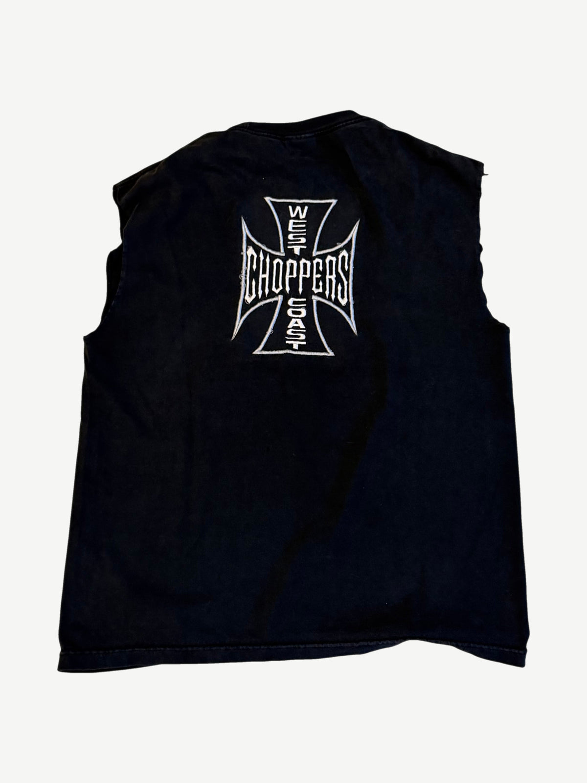 Vintage West Coast Choppers Stitched Cutoff Tee