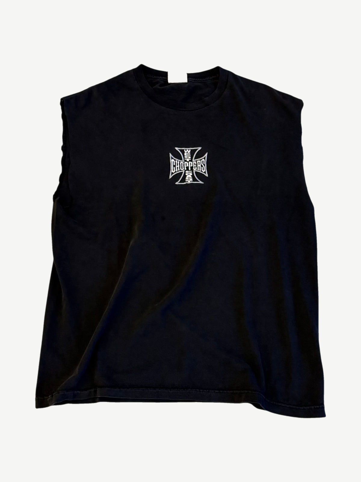 Vintage West Coast Choppers Stitched Cutoff Tee