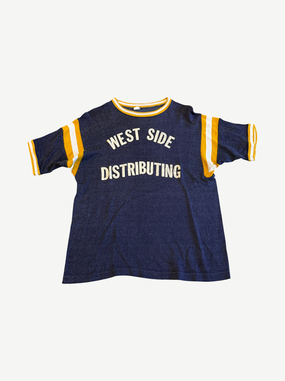 Vintage West Side Distribution Ringer Tee