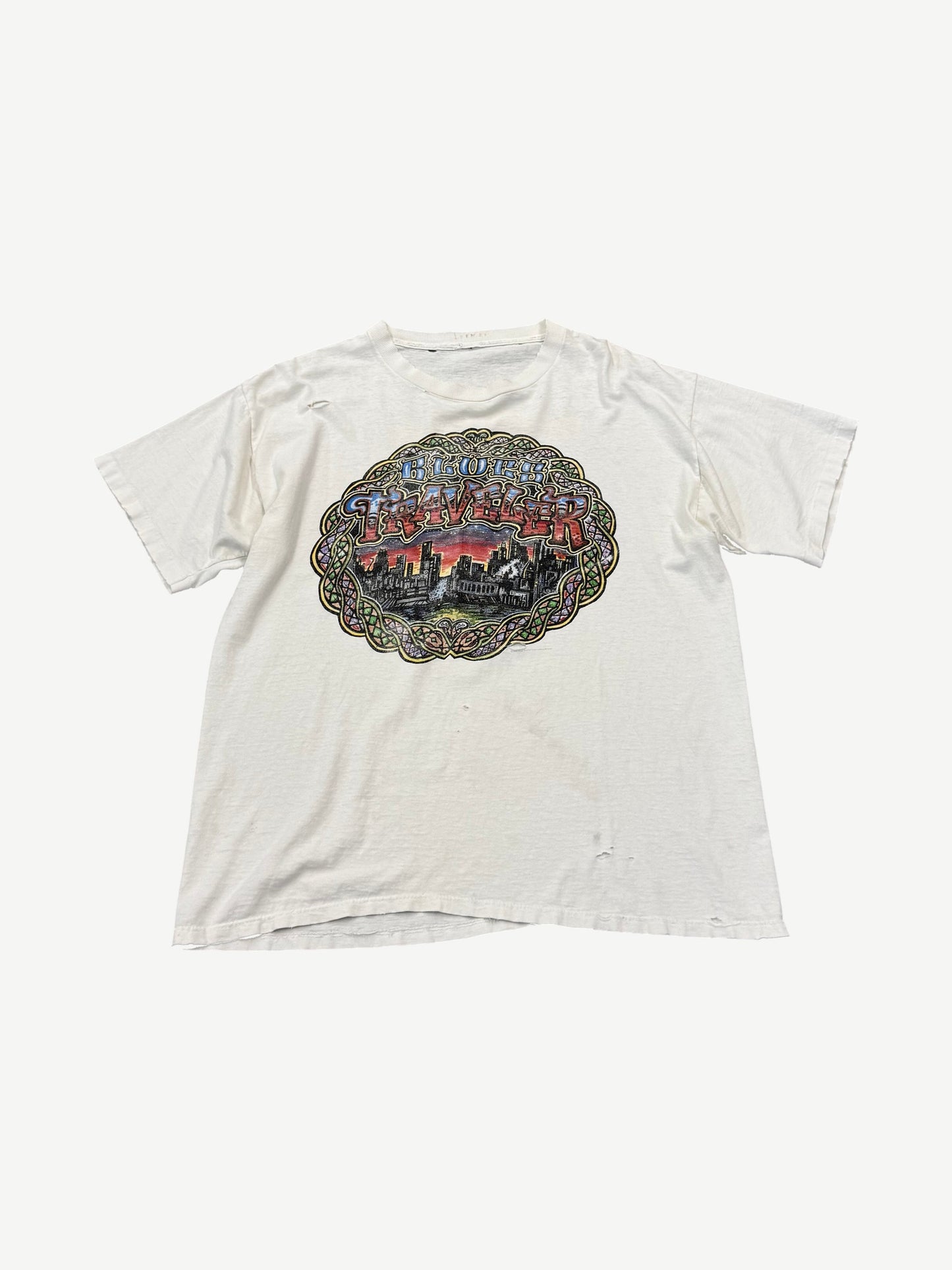 Vintage White Blues Traveler Tee