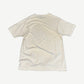Vintage white Harley Davidson Sturgis tee blank back view with naturally aged short-sleeve cotton body