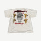 Vintage Lollapalooza 1992 tee back with Red Hot Chili Peppers, Ministry, Soundgarden, Pearl Jam lineup