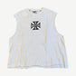 Vintage White West Coast Choppers Cutoff Tee