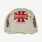 Vintage White West Coast Choppers For Life Flame Longsleeve