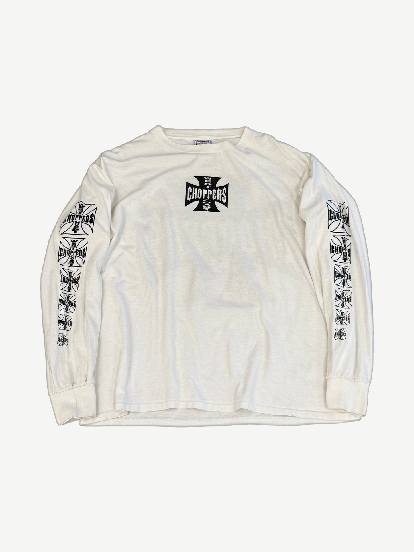 Vintage White West Coast Choppers Long Sleeve