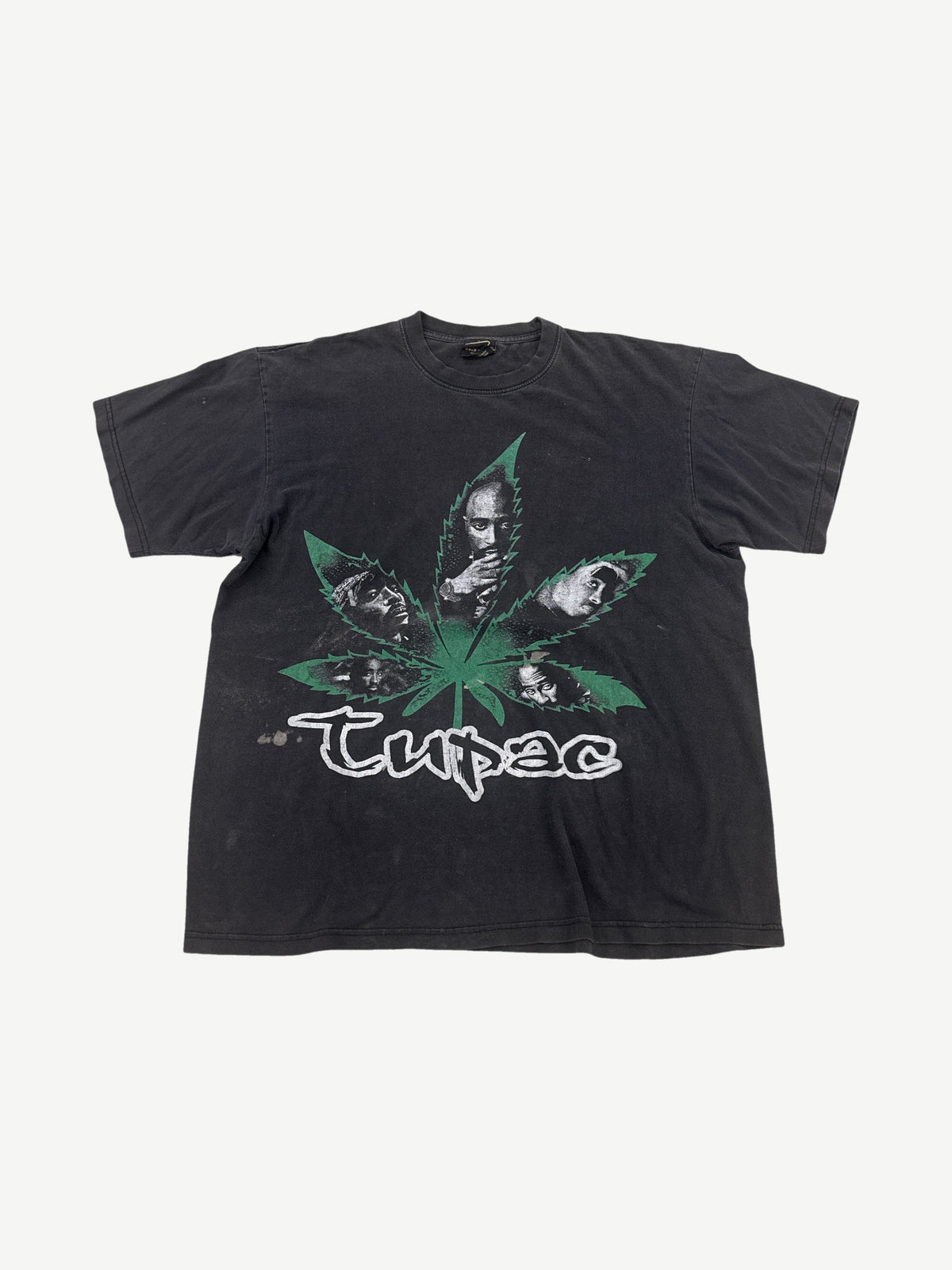 Vintage Y2K Tupac Shakur Bootleg Cannabis Tee