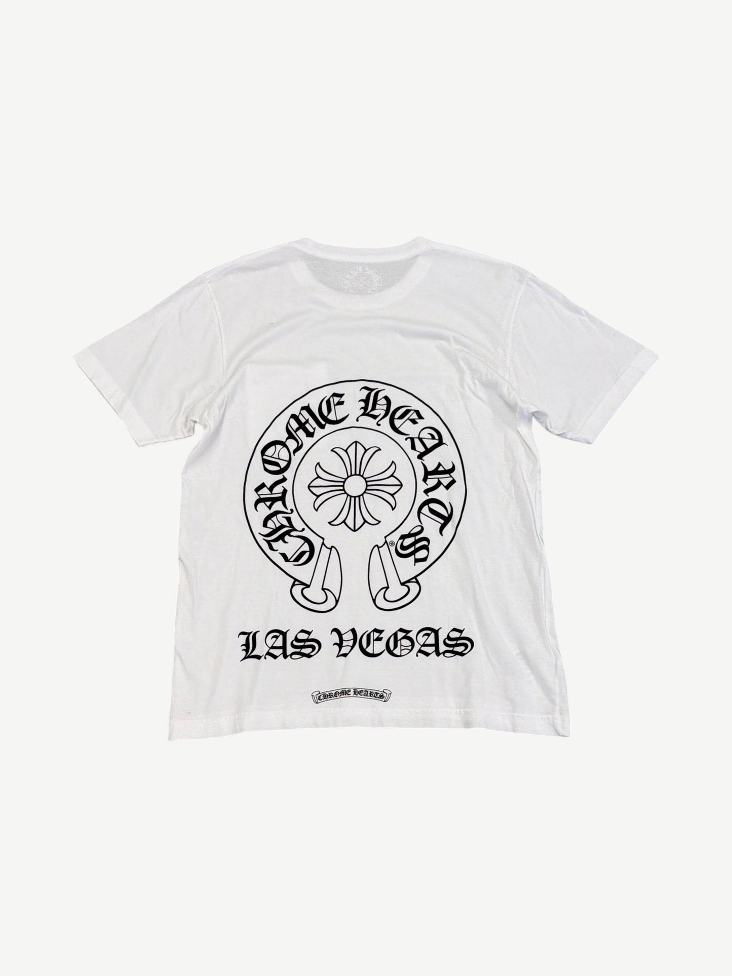 White Chrome Hearts Las Vegas Horseshoe Tee