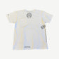 White Chrome Hearts T-Bar Logo Pocket Tee