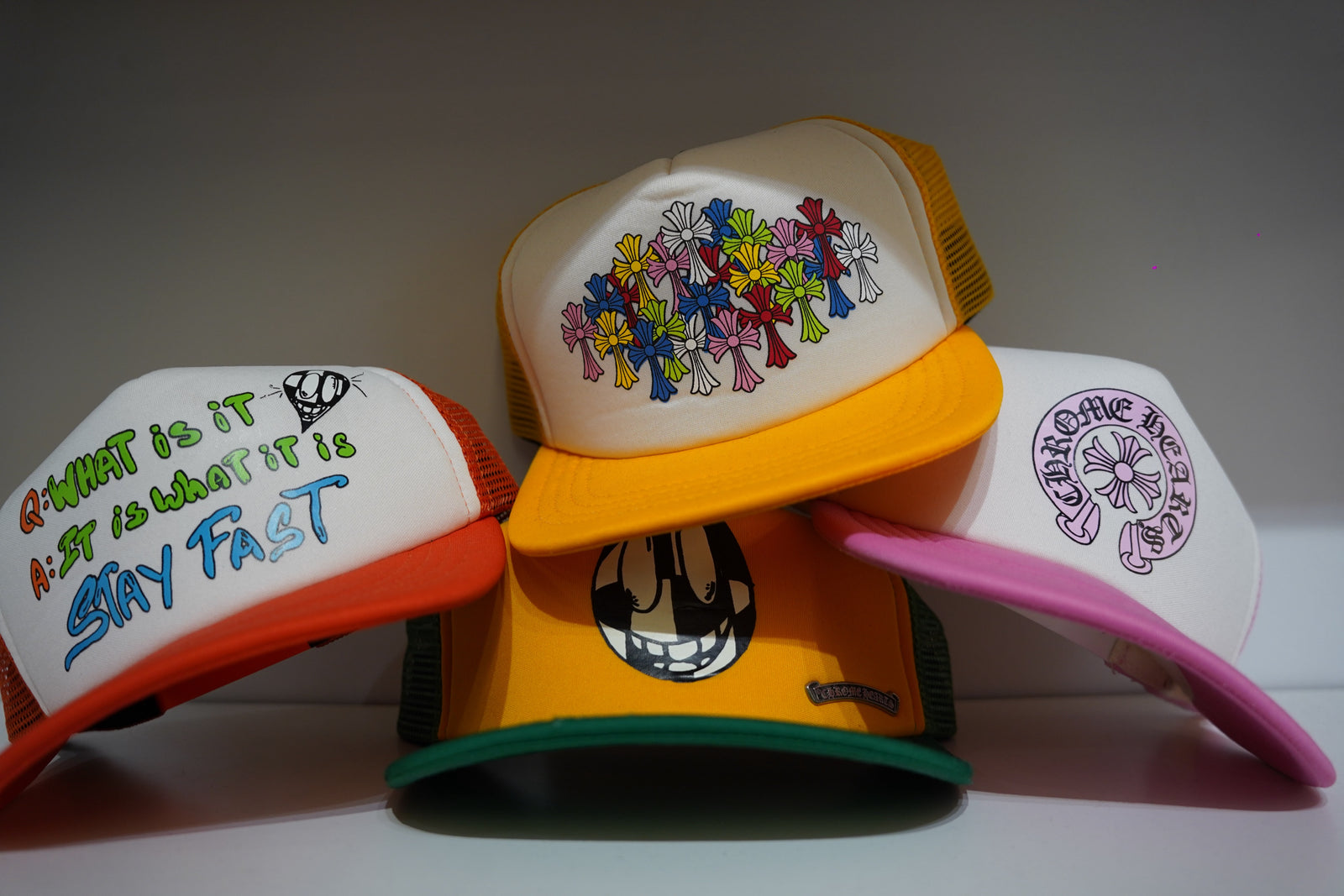 Chrome Hearts trucker hats